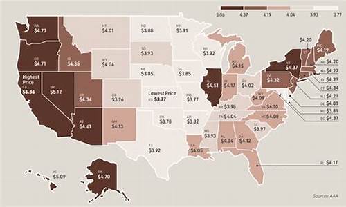 美国各地油价_美国各州油价多少