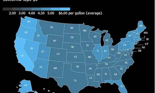 美国汽油价钱_美国各个州的汽油价格对比